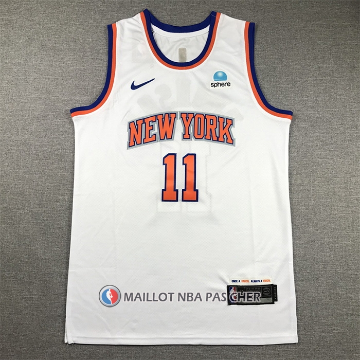 Maillot New York Knicks Jalen Brunson NO 11 Association 2022-23 Blanc